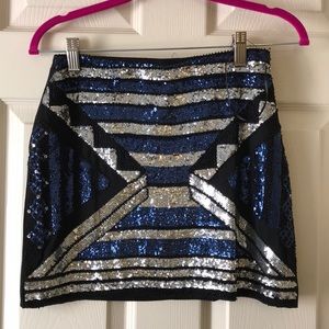 Never worn! Sequined going out skirt